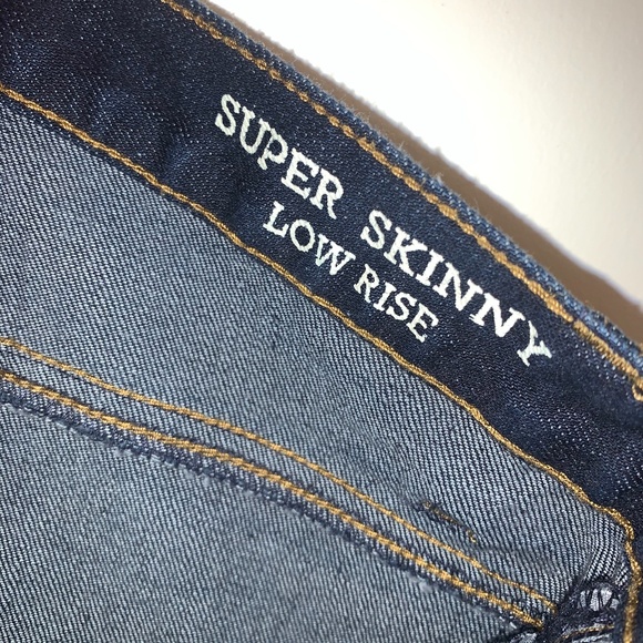 Dark Wash Skinny Mens Jeans 34x32 - Picture 6 of 6